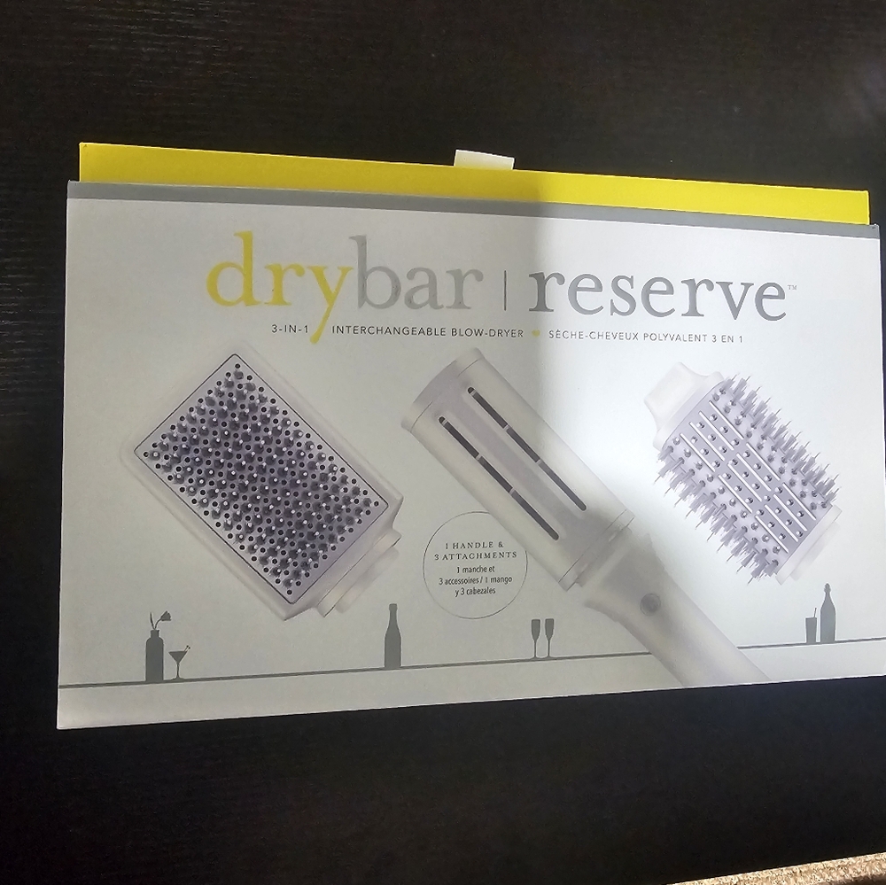 Drybar Reserve 3-in-1 Blow-Dryer - White and Gray